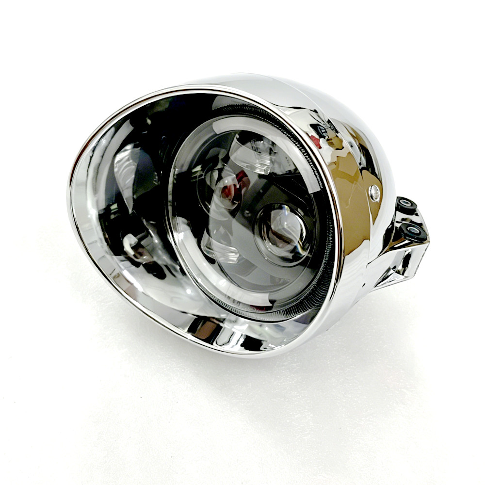 Universele Retro 12V Motorfiet - Universal Motorcycle Led Headlight Projector recensie en prijs