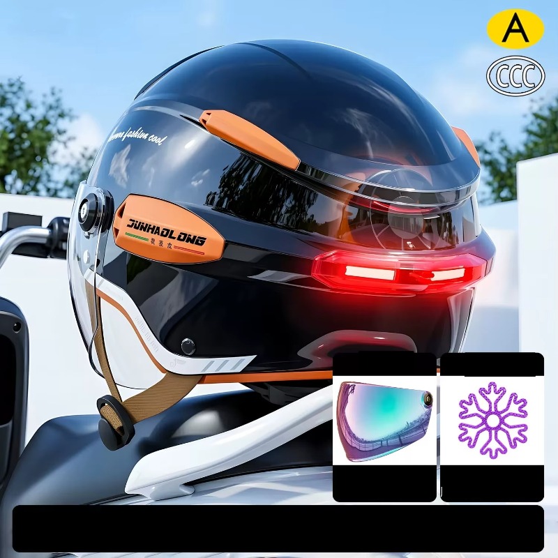 ummer Vintage motorhelm Verste - Dual Visor Motorcycle Racing Helmet recensie en prijs