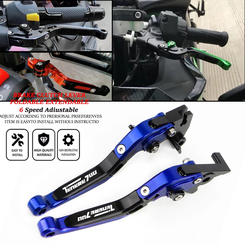 Geschikt voor Tenere 700/World - Cnc Aluminum Adjustable Brake Clutch Levers recensie en prijs